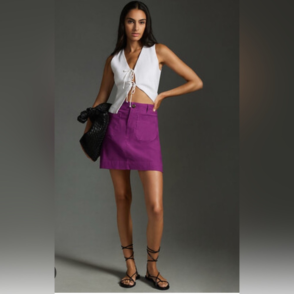Anthropologie Maeve The Colette Mini Skirt